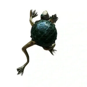 Jeanine Frog Brooch